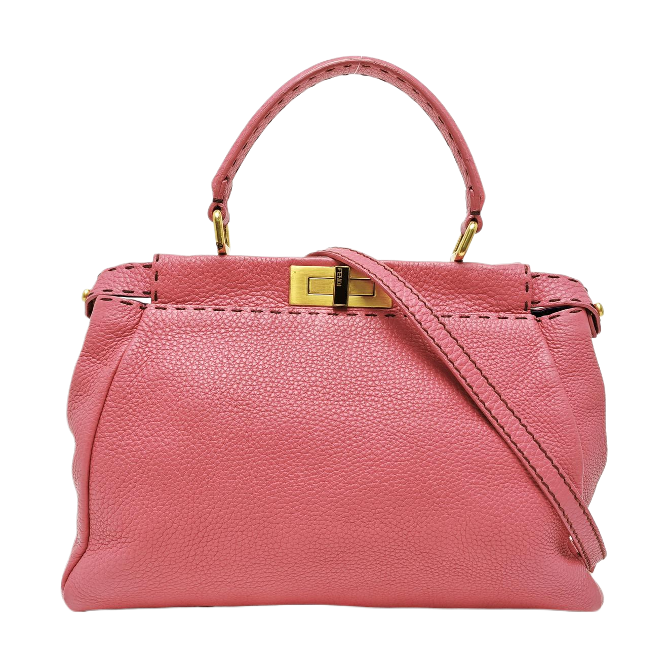 Peekaboo Medium Calfskin Pink