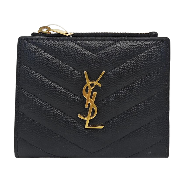 MONOGRAM Quilted Calfskin Black Wallet