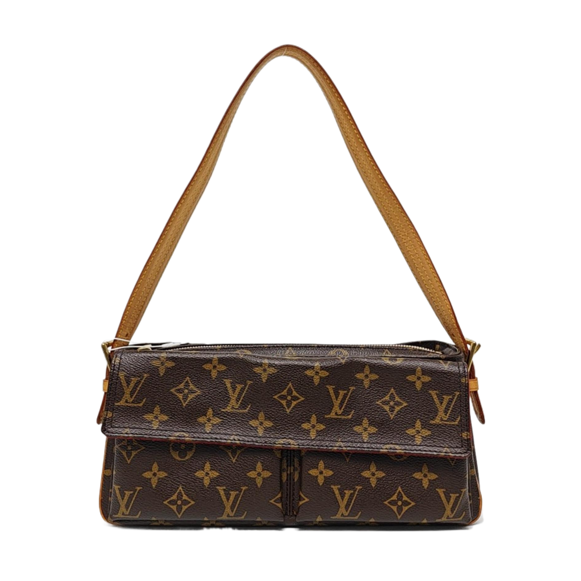 VIVA CITE Monogram Coated Canvas Brown