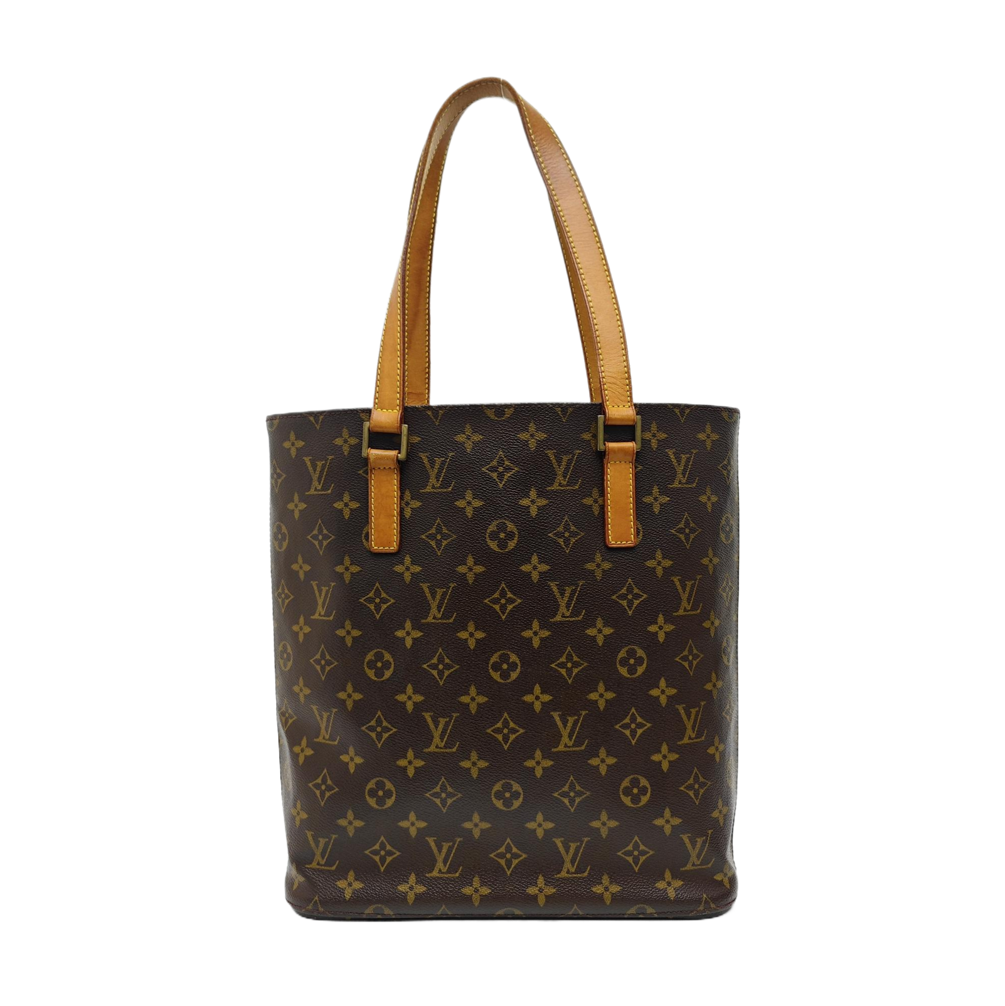 VINTAGE VAVIN GM Monogram Coated Canvas Brown