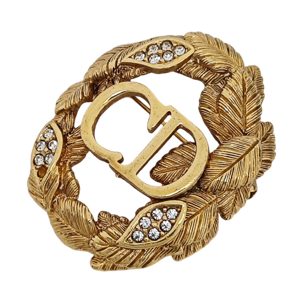 Metal Gold Brooch