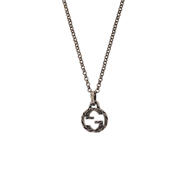 Interlocking G 925 Sterling Silver Necklace