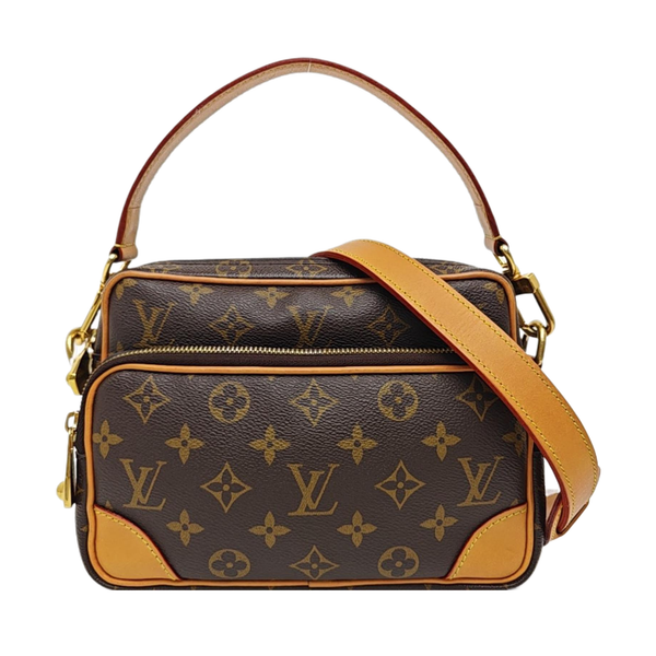 NIL Monogram Coated Canvas Brown