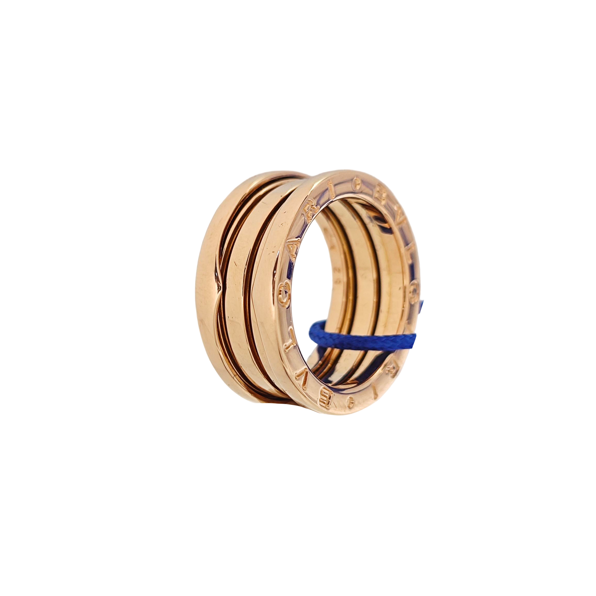 B.ZERO1 18k Rose Gold Ring EU 52
