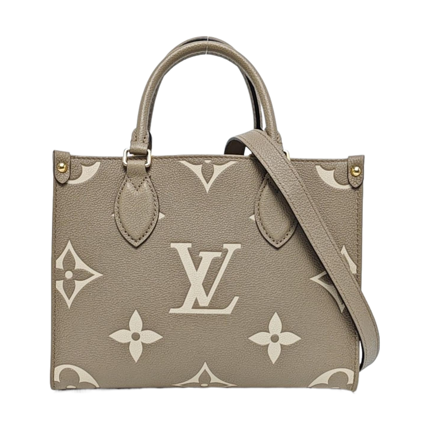 ONTHEGO PM Monogram Calfskin Gray