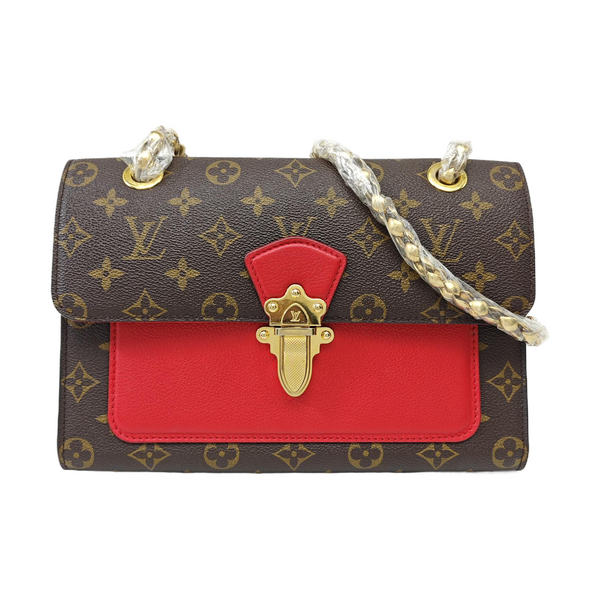 VICTOIRE Monogram Coated Canvas Brown