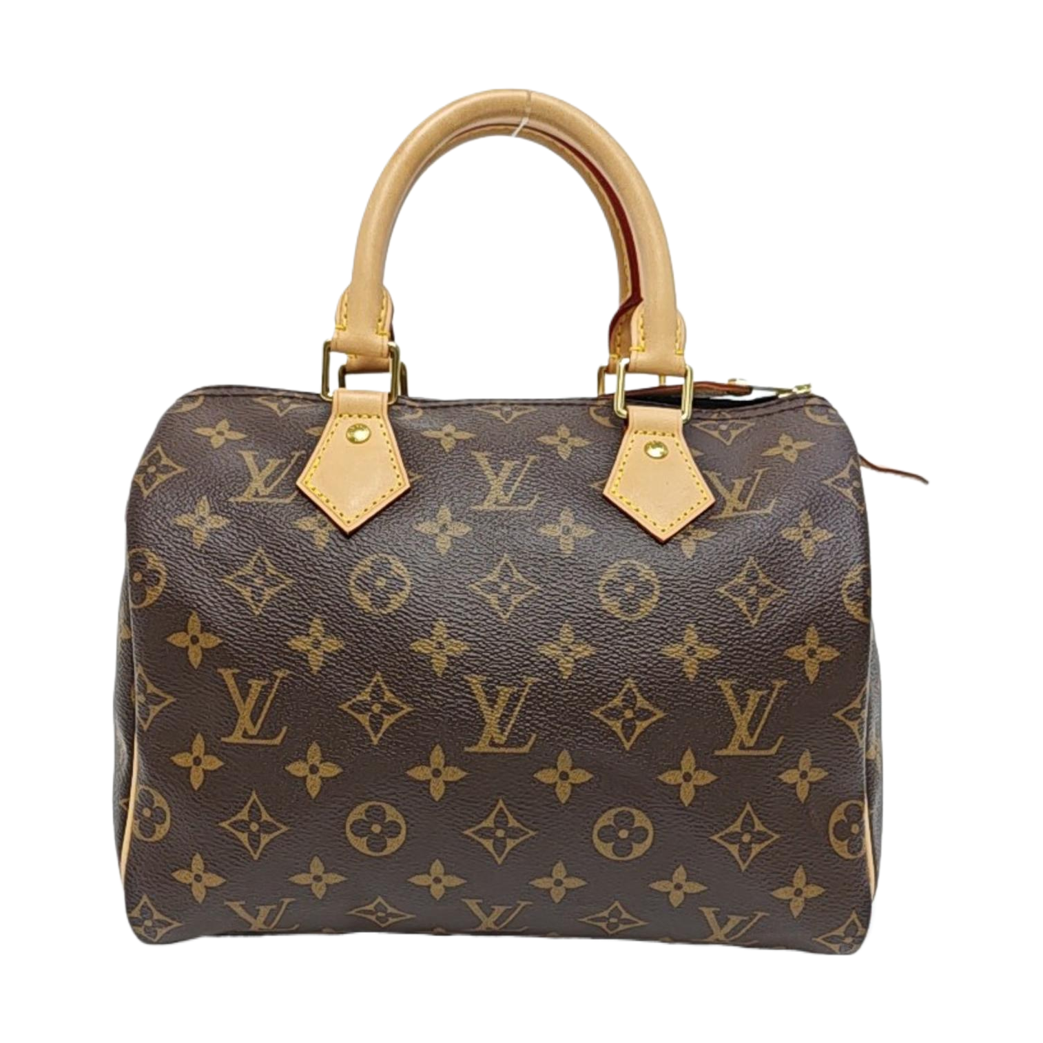 SPEEDY 25 Monogram Coated Canvas Brown