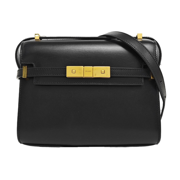 MANHATTAN Mini Calfskin Black