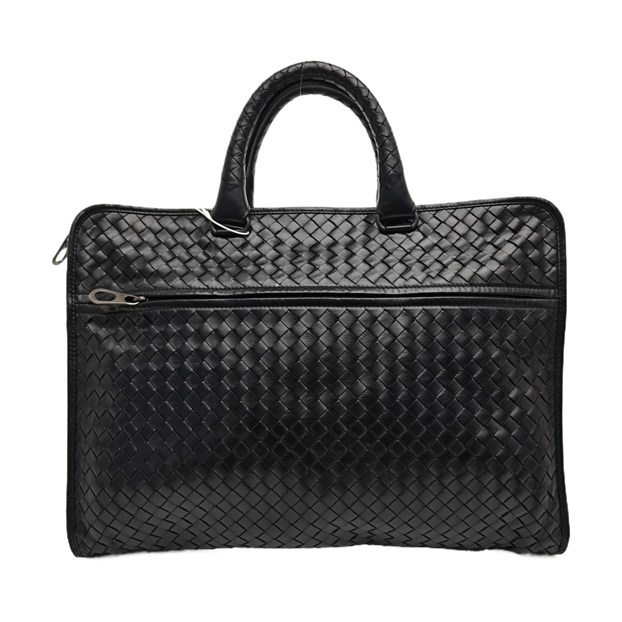 Calfskin Top Handle Bag Black