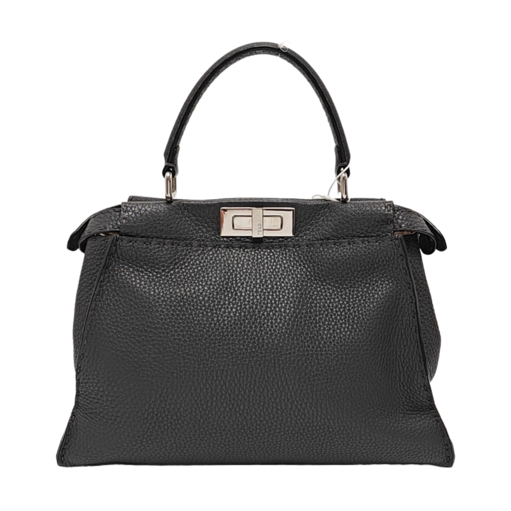 Authenticated pre-owned  Peekaboo Medium Calfskin Gray - Tote Bag at Looply
