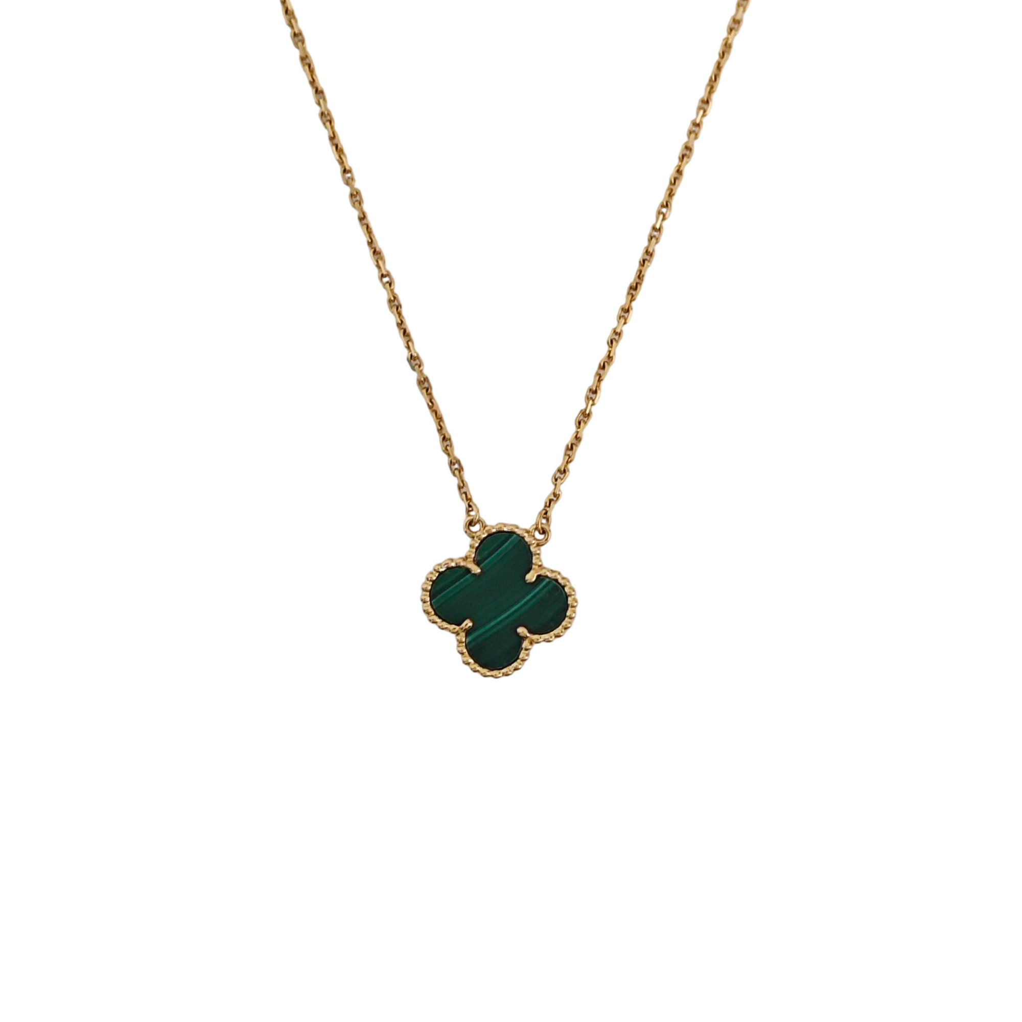 Vintage Alhambra 18k Gold Necklace