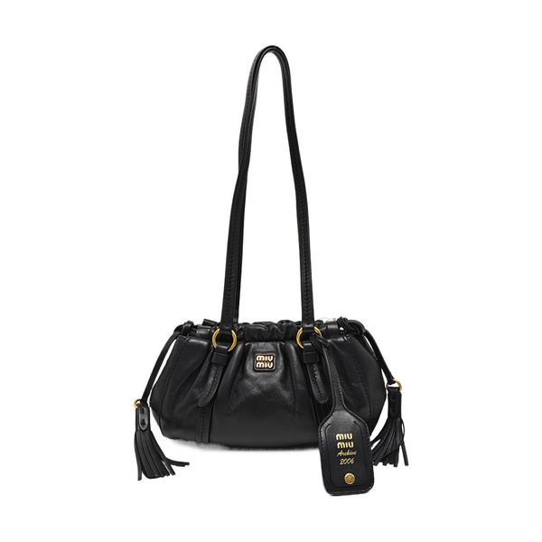 Lambskin Shoulder Bag Black