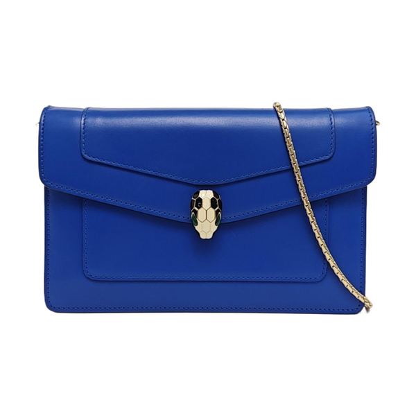 SERPENTI FOREVER Quilted Calfskin Blue