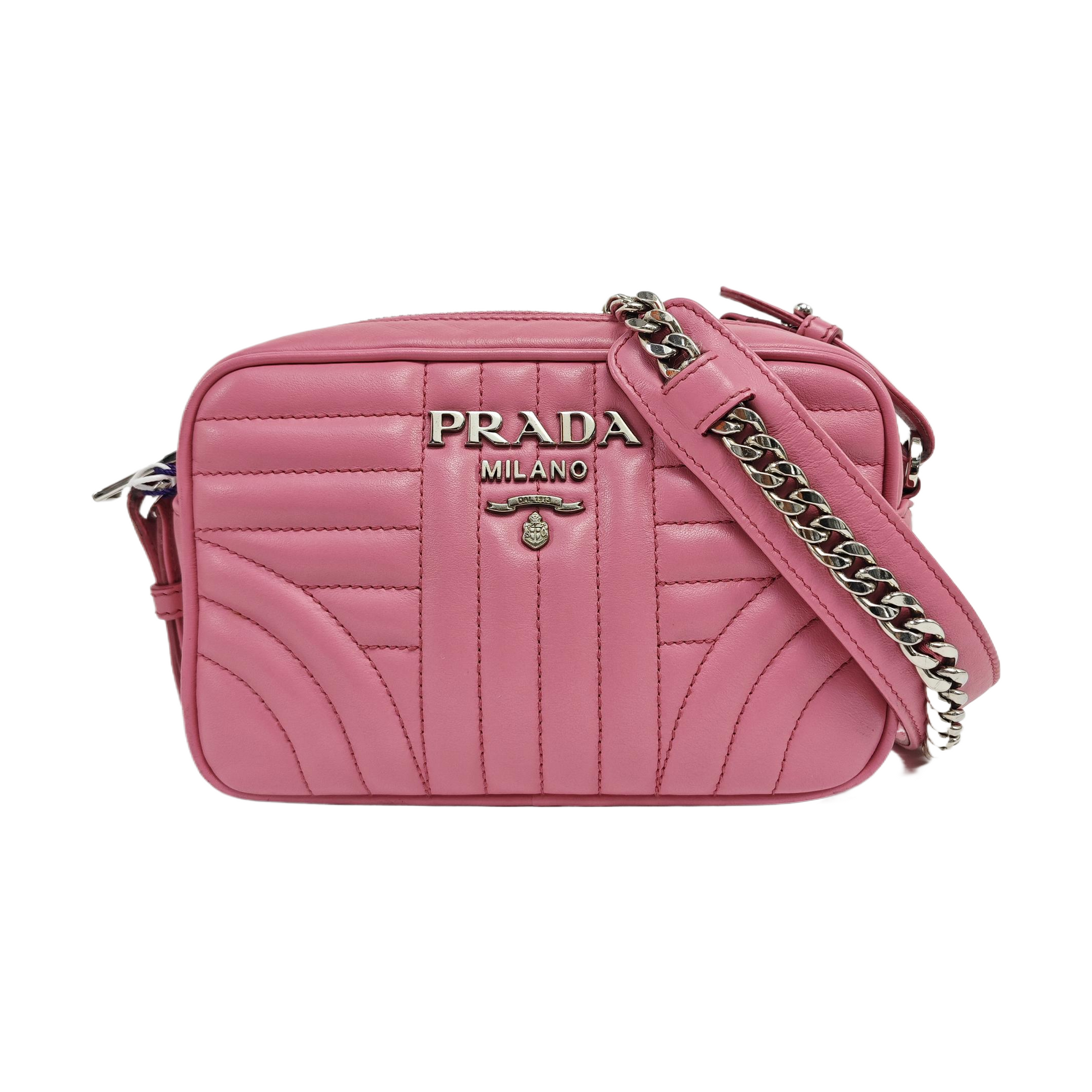 Diagramme Quilted Calfskin Pink