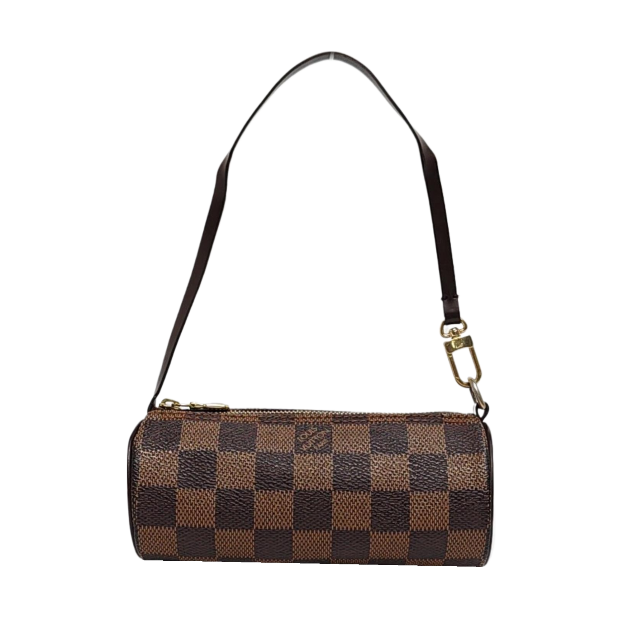 PAPILLON Mini Damier Ebene Coated Canvas Brown
