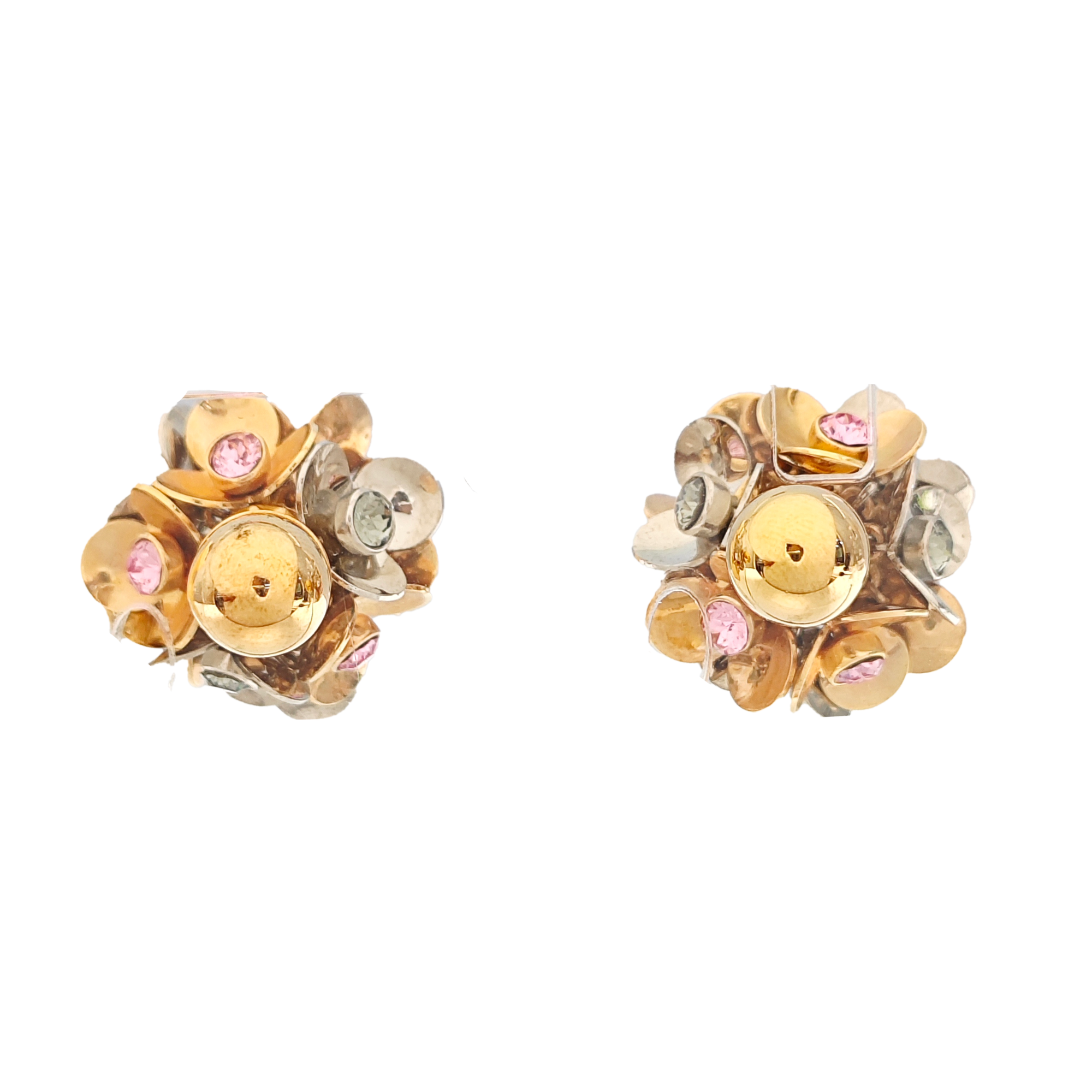 Metal Rose Gold Stud Earrings