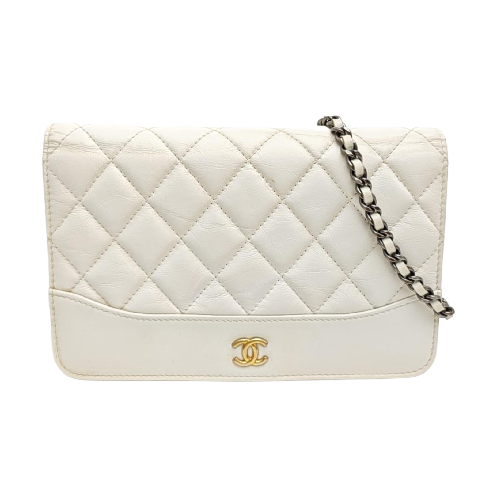 WOC Quilted Calfskin White