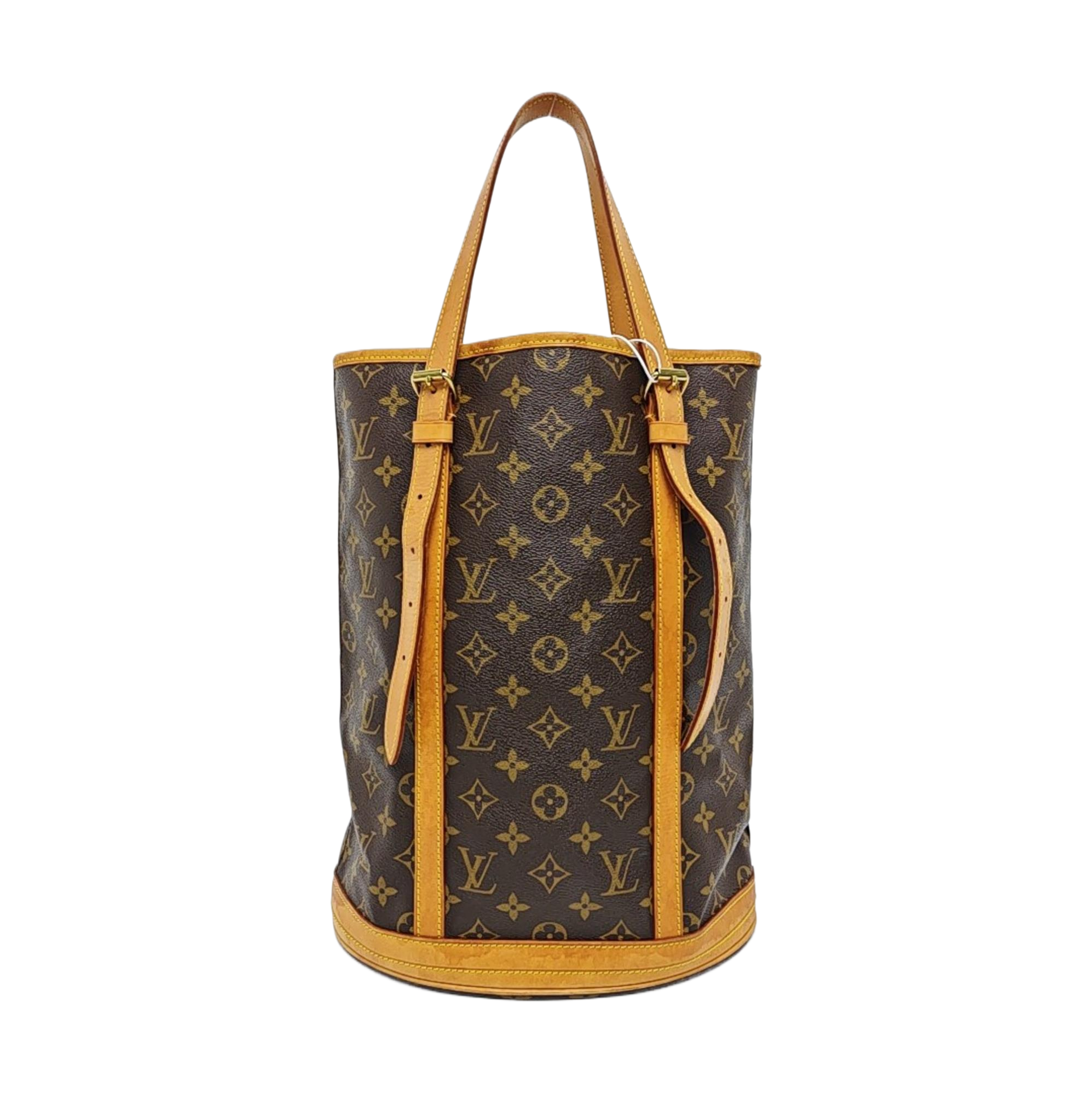 BUCKET GM Monogram Coated Canvas Brown