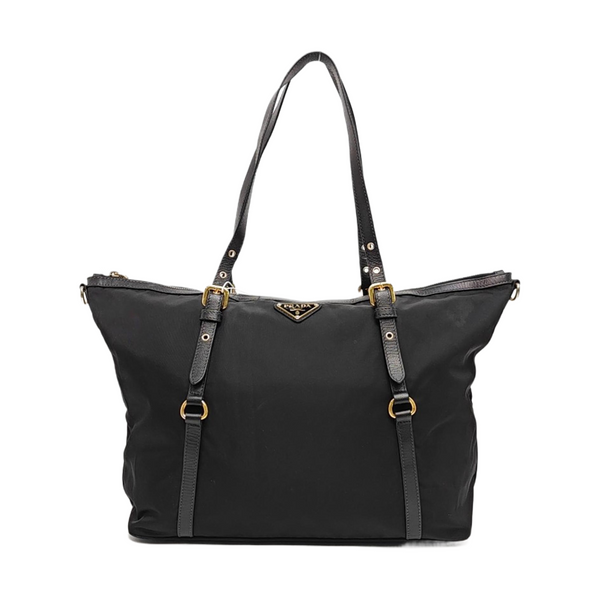 Nylon Tote Bag Black
