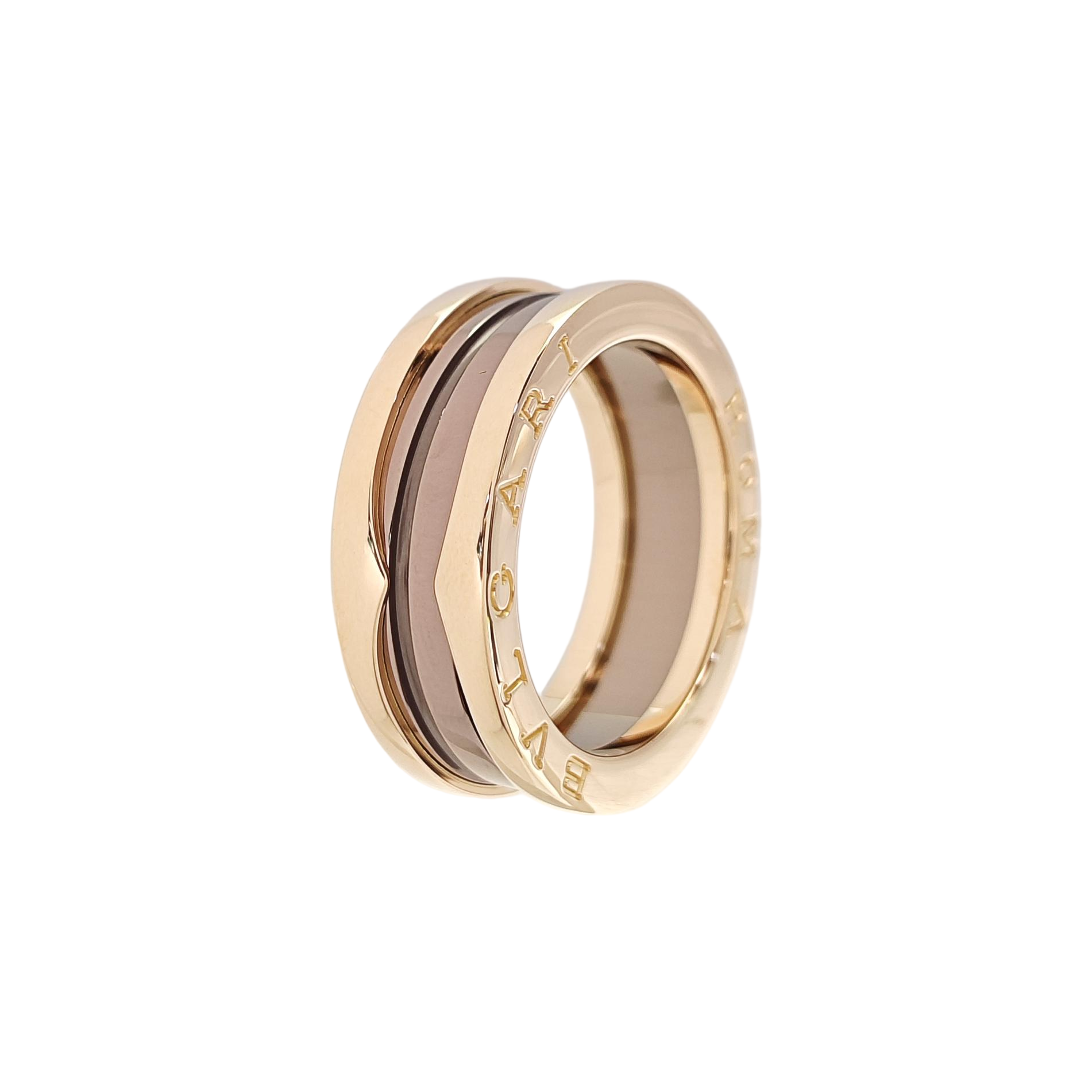 B.ZERO1 18k Rose Gold Ring EU 59