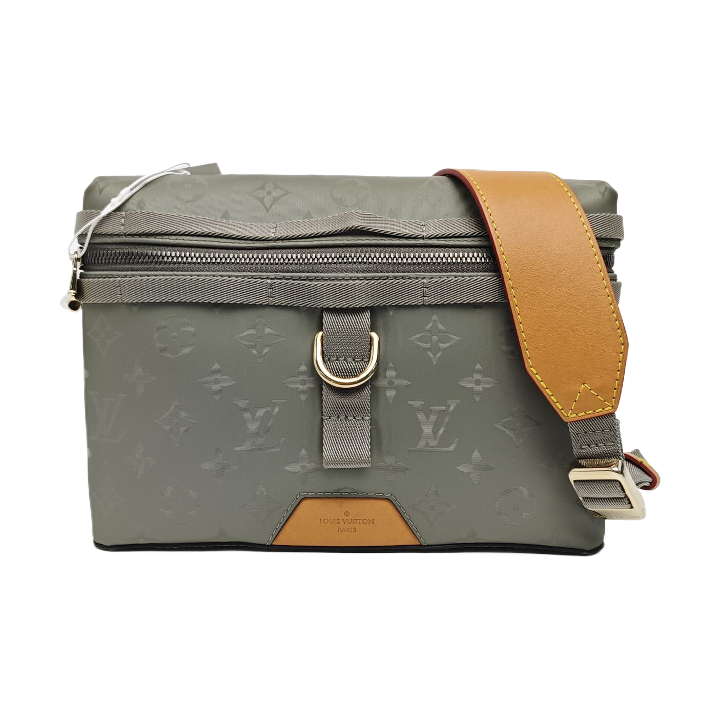 Monogram Special Material Crossbody Bag Gray