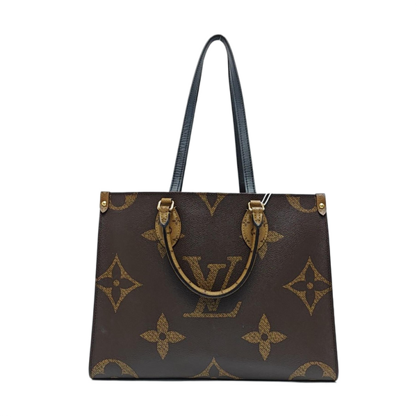 ONTHEGO MM Monogram Coated Canvas Brown