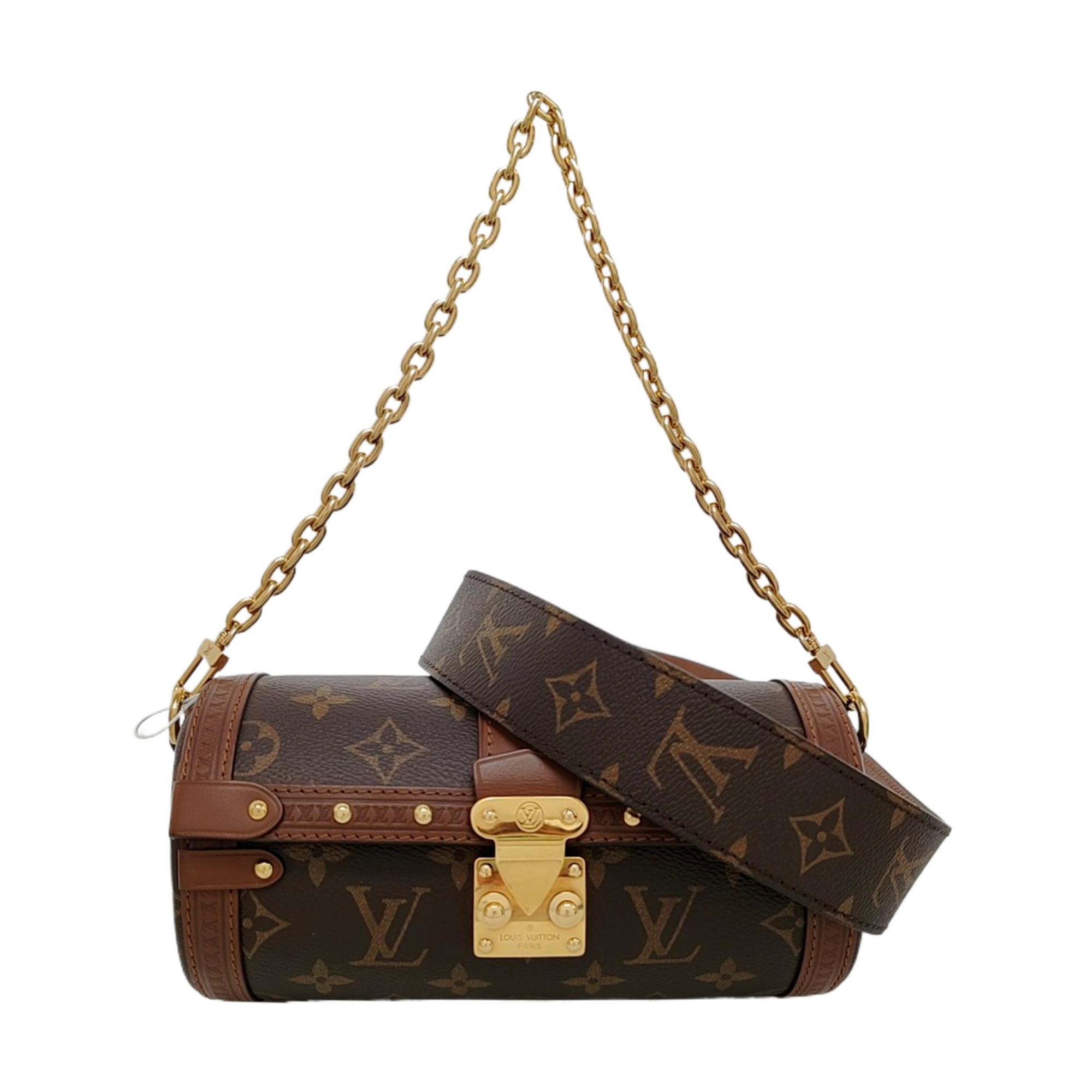 PAPILLON 19 Monogram Coated Canvas Brown