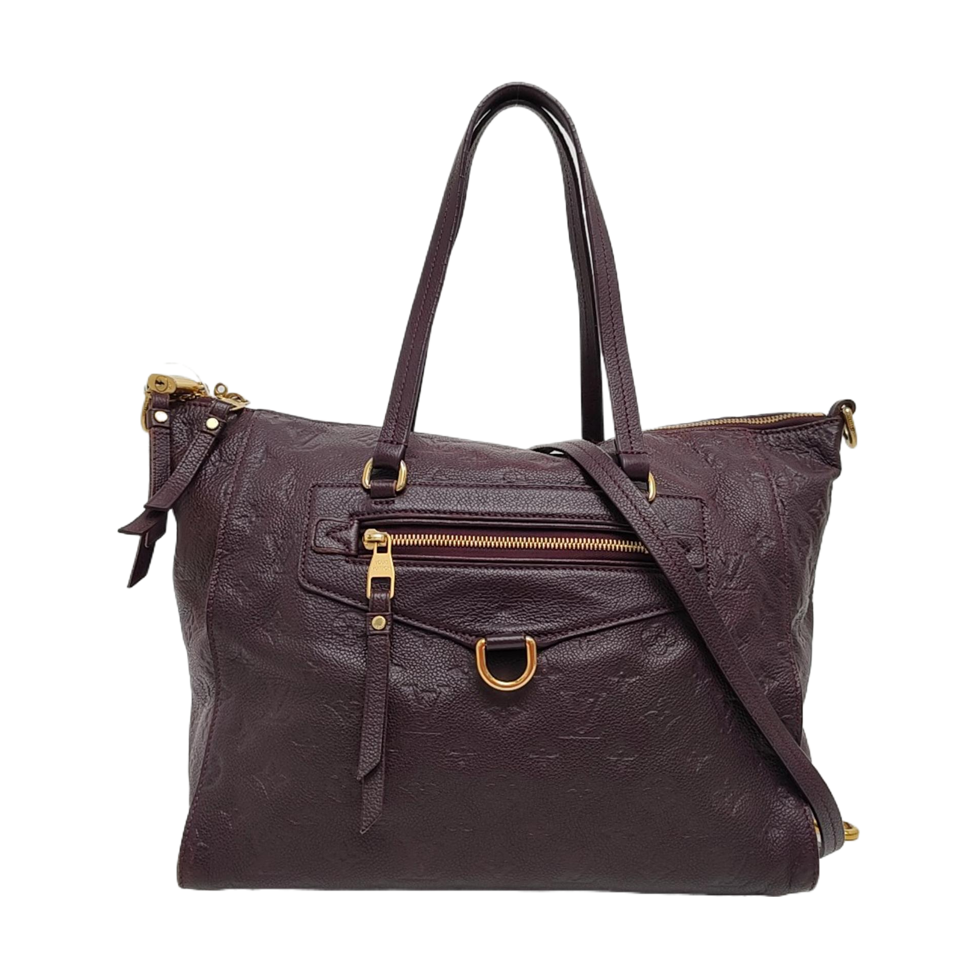 LUMINEUSE PM Monogram Calfskin Purple