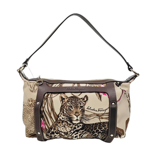 Nylon Top Handle Bag Multicolor