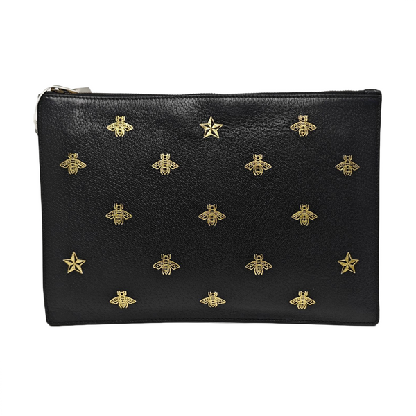 Calfskin Clutch Black