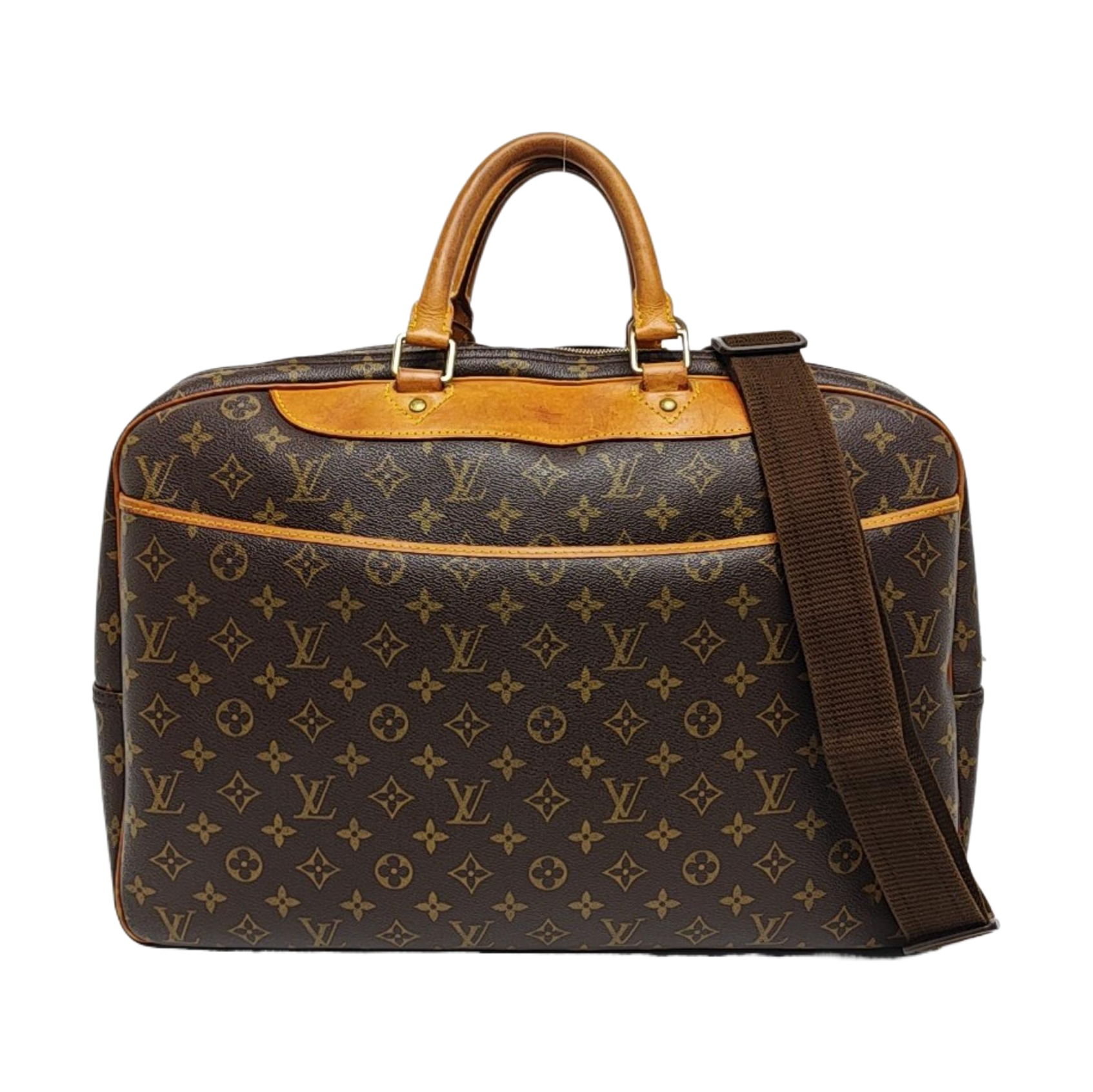 ALIZÉ Monogram Coated Canvas Brown