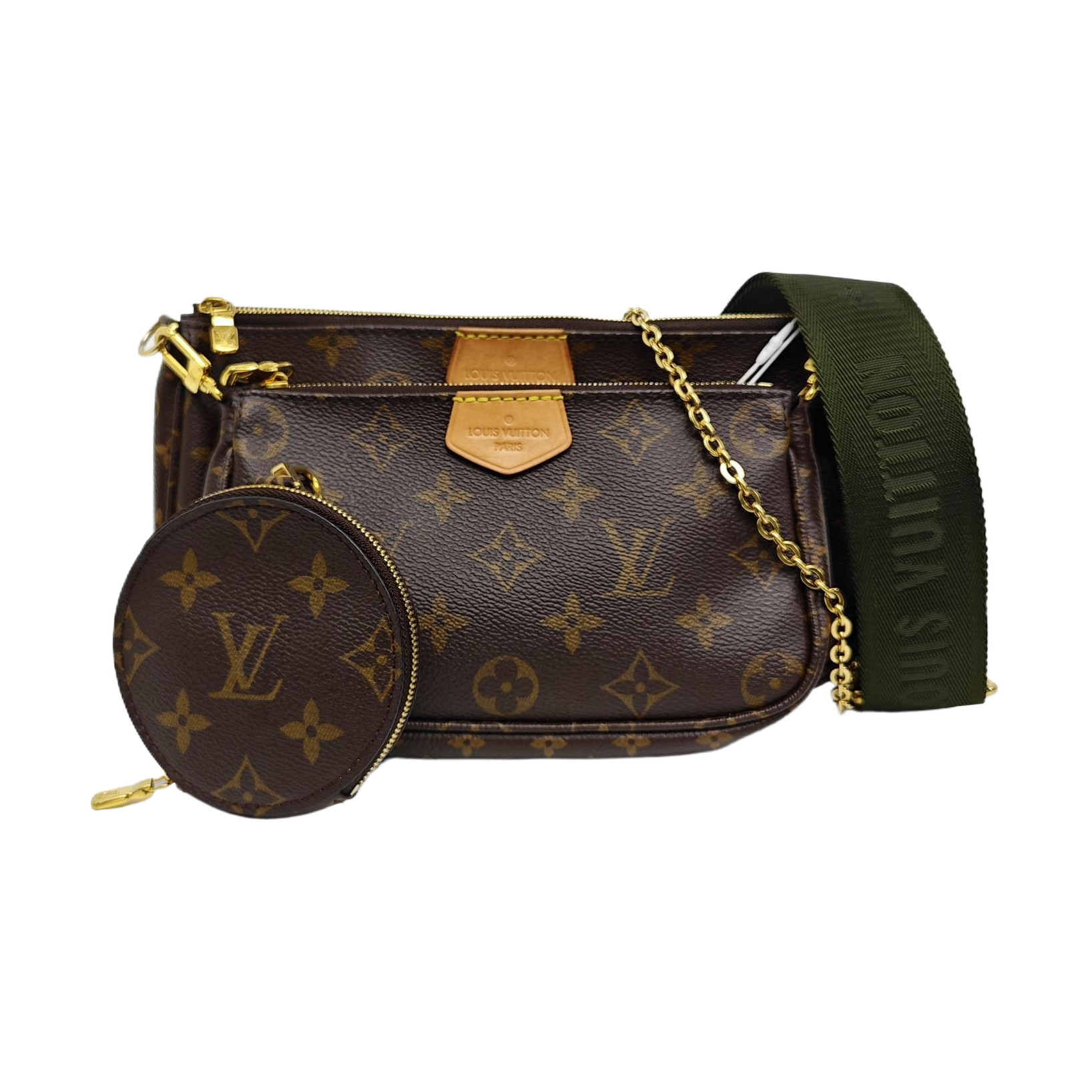 MULTI Monogram Coated Canvas Brown
