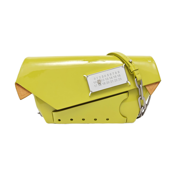 Patent Leather Crossbody Bag Yellow
