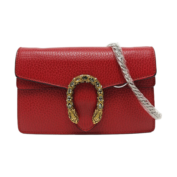 Dionysus Super Mini Piel de becerro roja