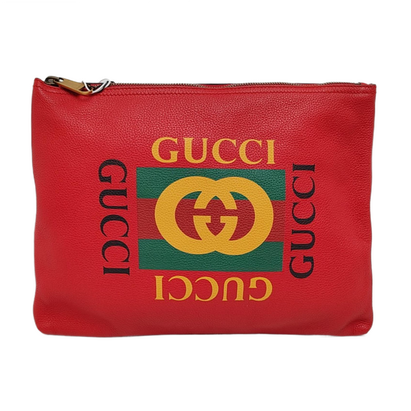 Print Medium Calfskin Red