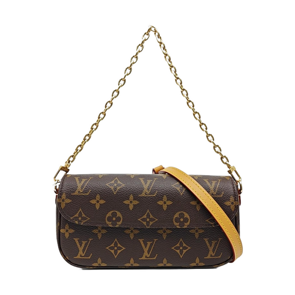 IVY Monogram Coated Canvas Brown