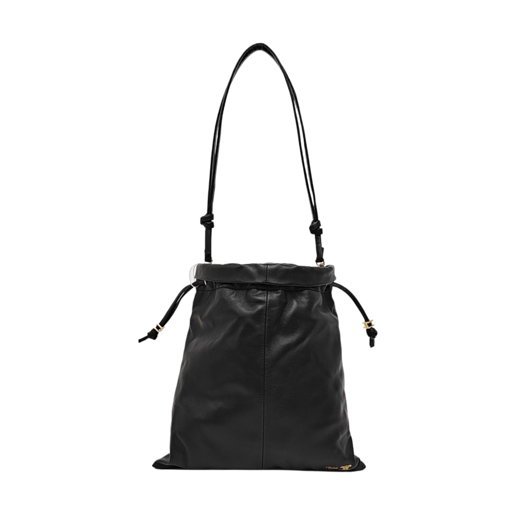 CRYSTAL POUCH Lambskin Black