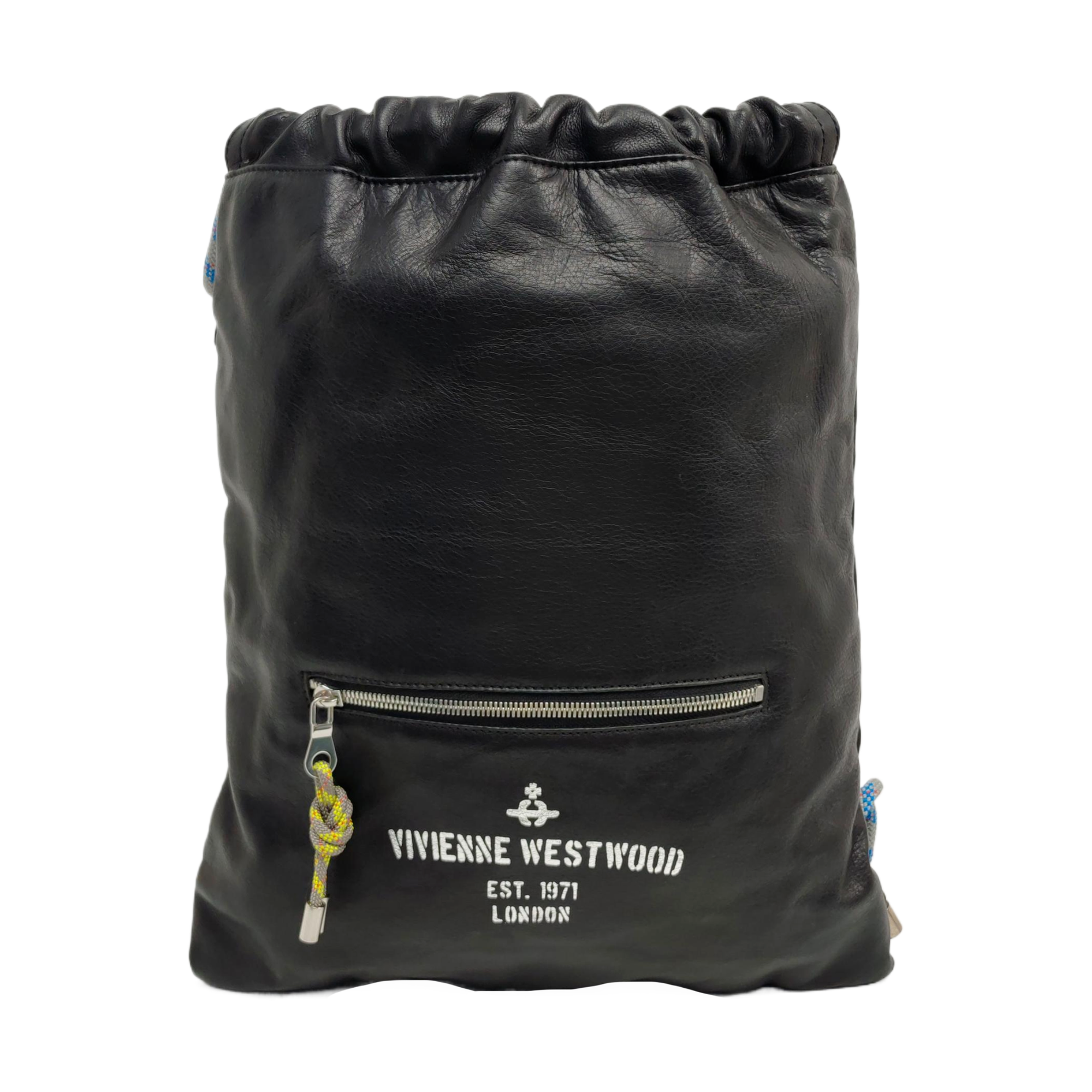 Leather Backpack Black