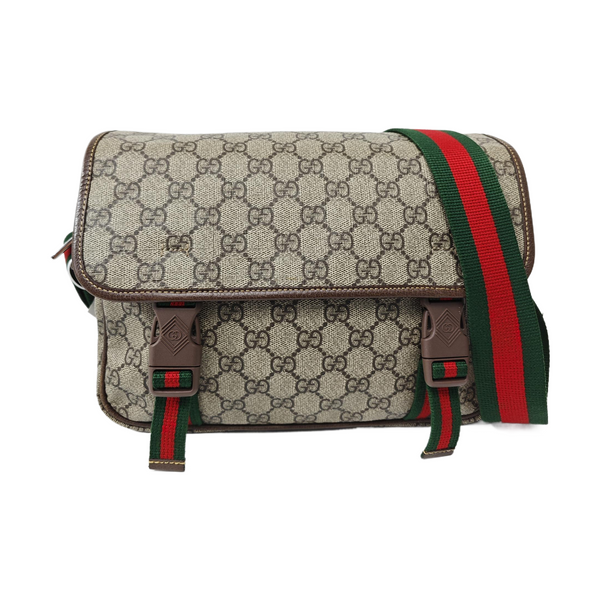 GG Supreme Monogram Coated Canvas Beige