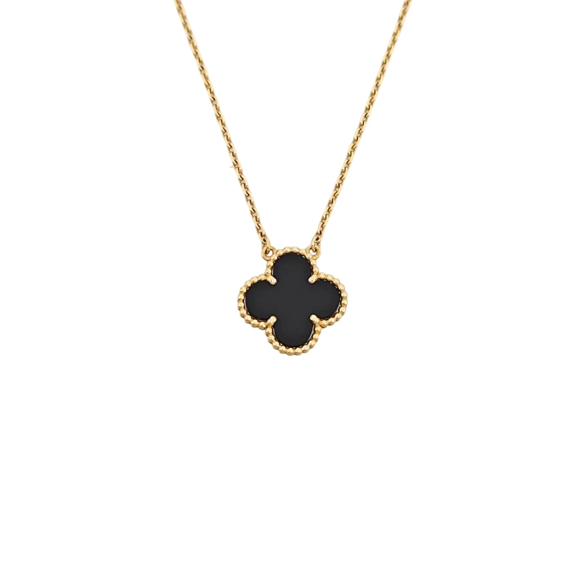 Vintage Alhambra 18k Gold Necklace