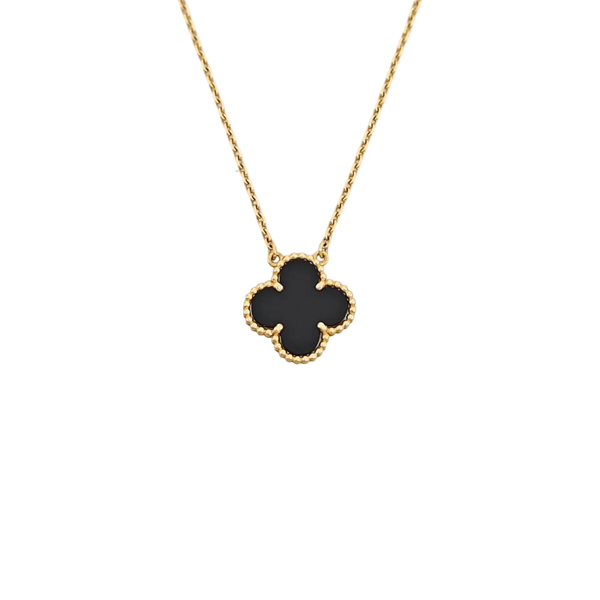 Vintage Alhambra 18k Gold Necklace