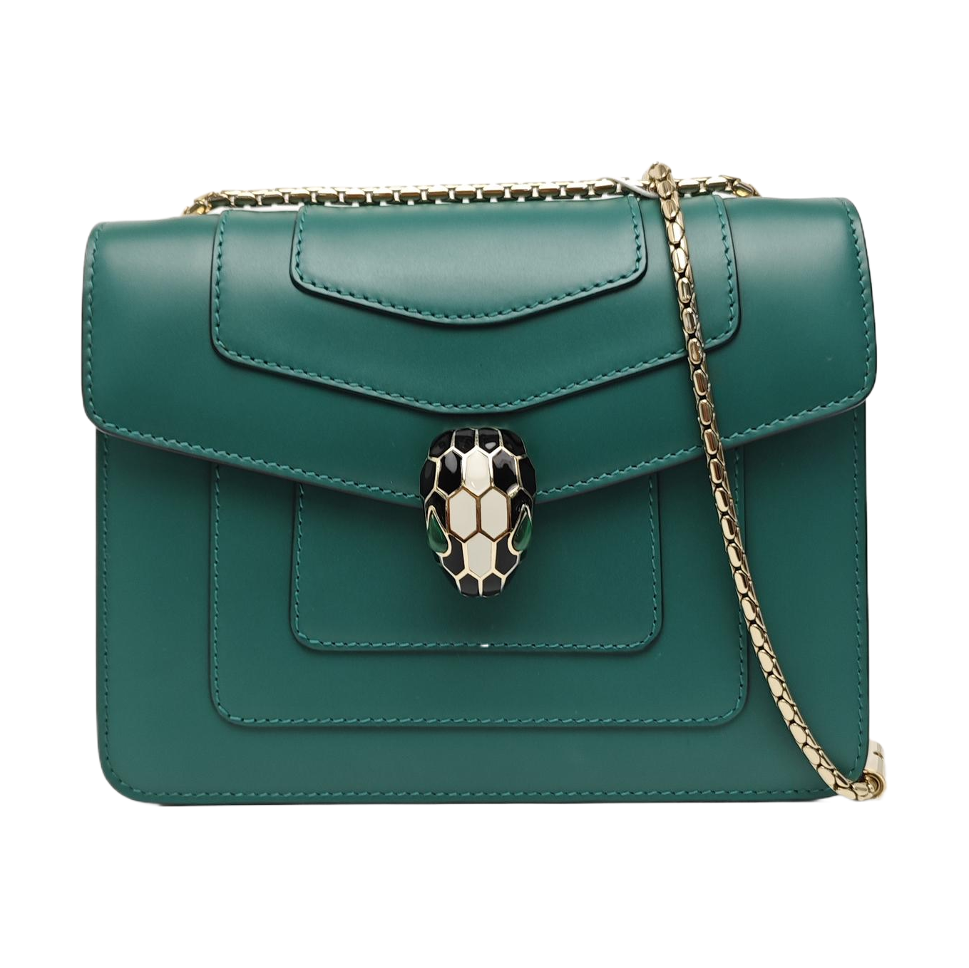 SERPENTI FOREVER Small Calfskin Green