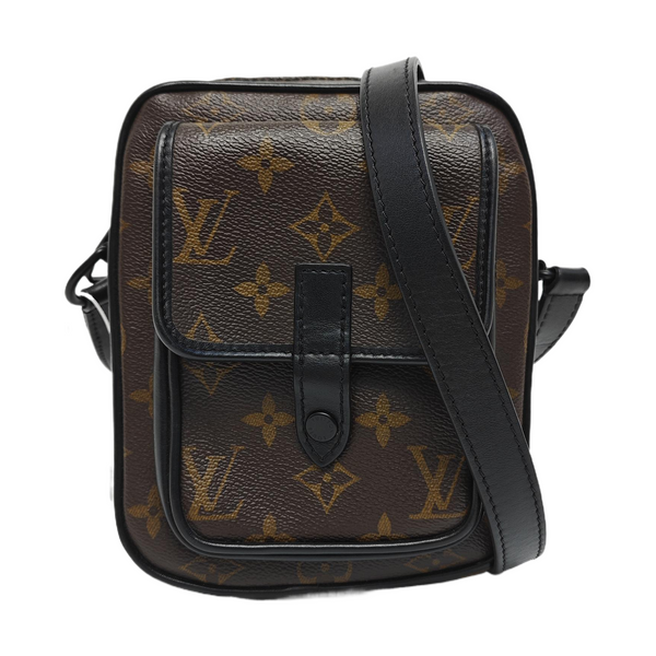CHRISTOPHER Monogram Coated Canvas Brown