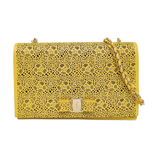 Ginny Calfskin Yellow