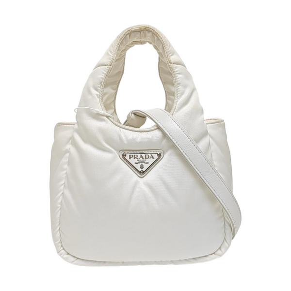 Nylon Tote Bag White