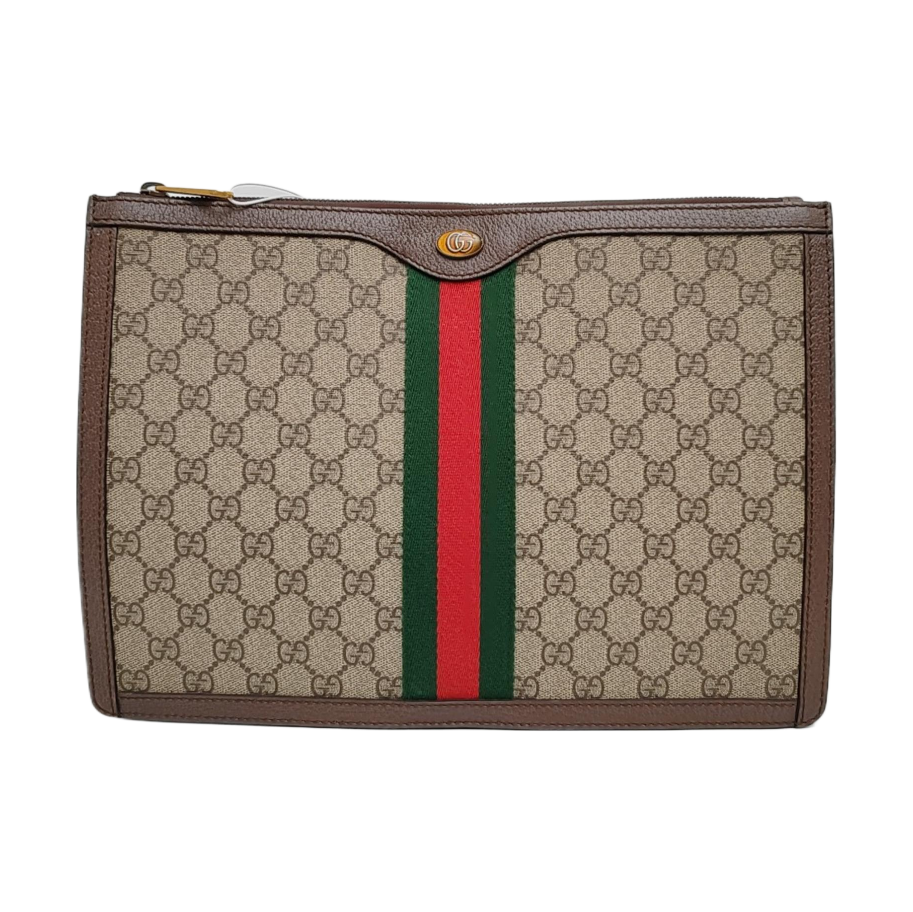 Authenticated pre-owned  Ophidia Monogram Coated Canvas Beige - Clutch at Looply