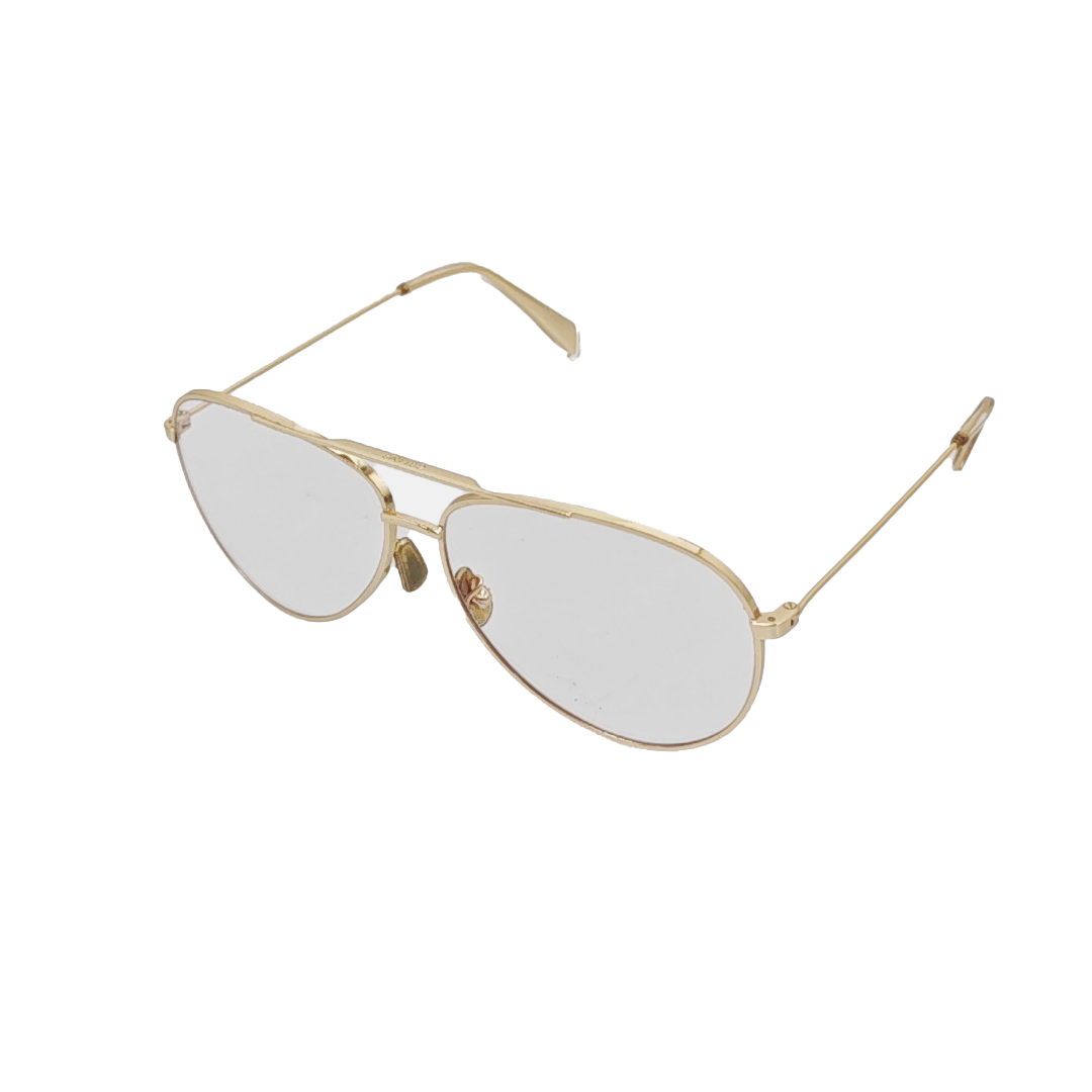 Metal Eyeglasses Gold