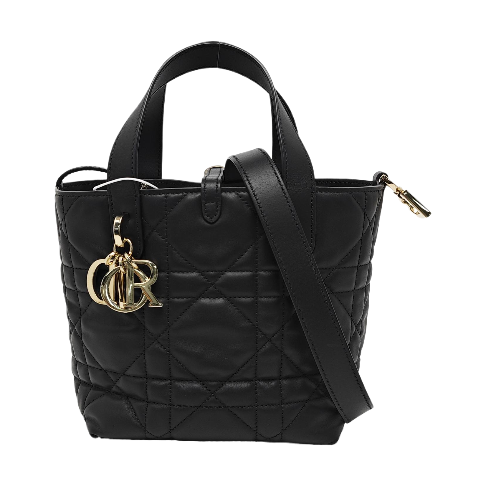 Toujours Small Cannage Calfskin Black