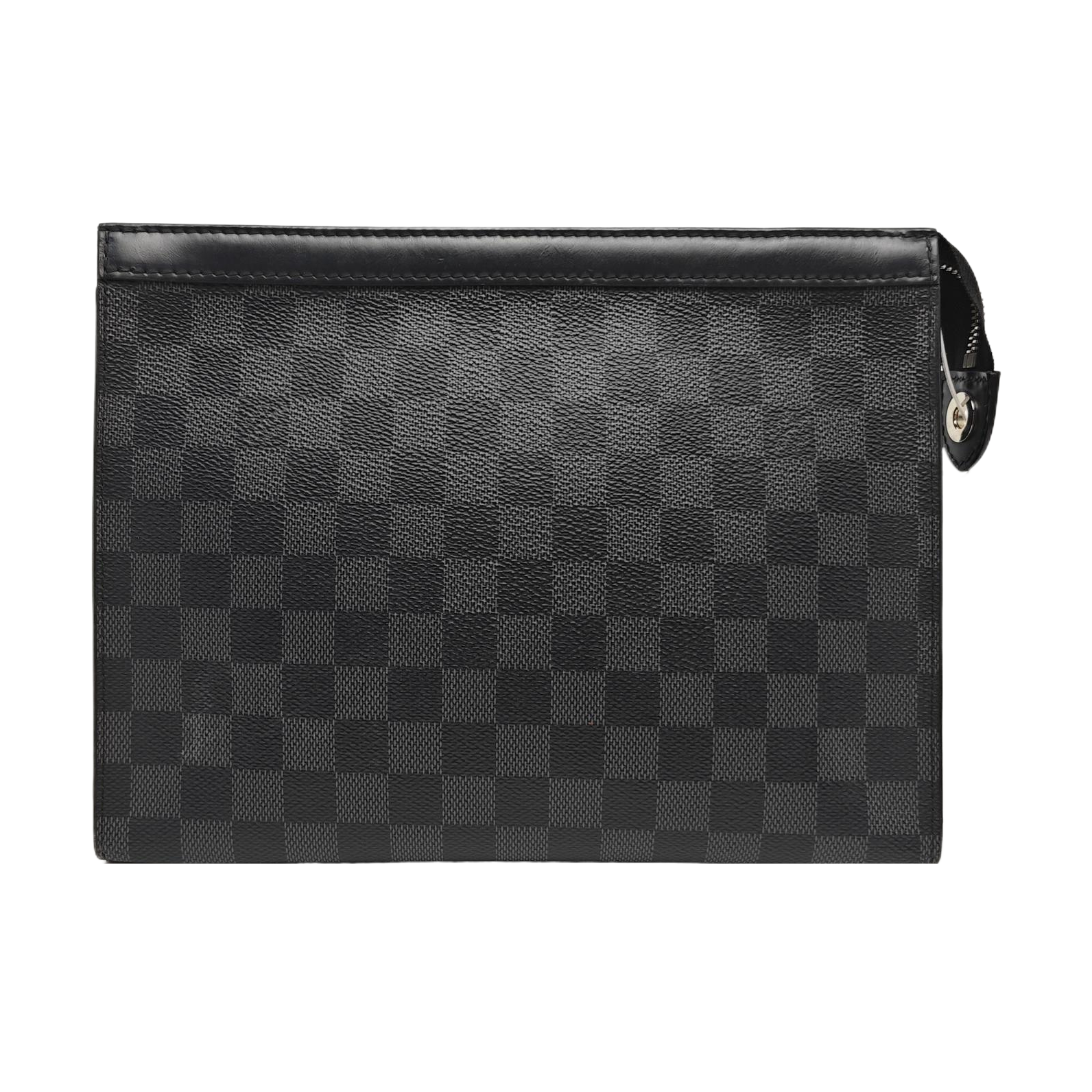 Pochette Voyag MM Damier Graphite Coated Canvas Gray