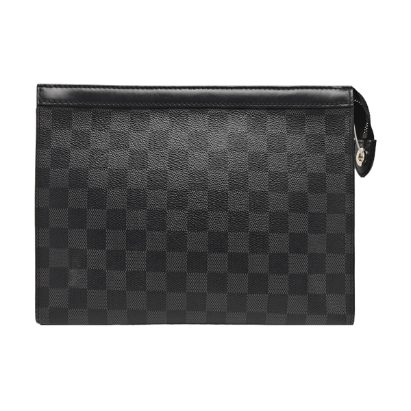 Pochette Voyag MM Damier Graphite Coated Canvas Gray